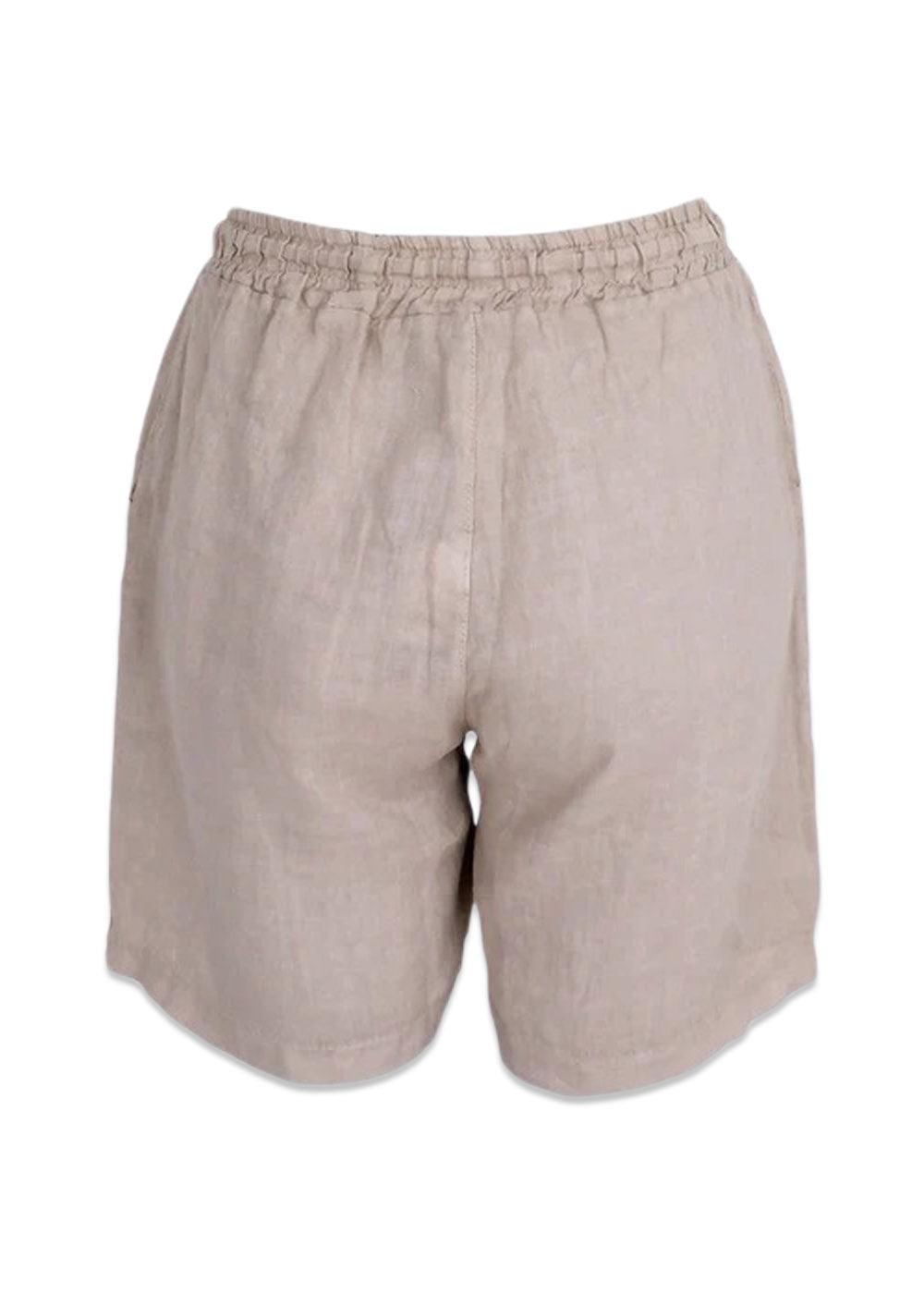 BCMELINA linen shorts - Beige