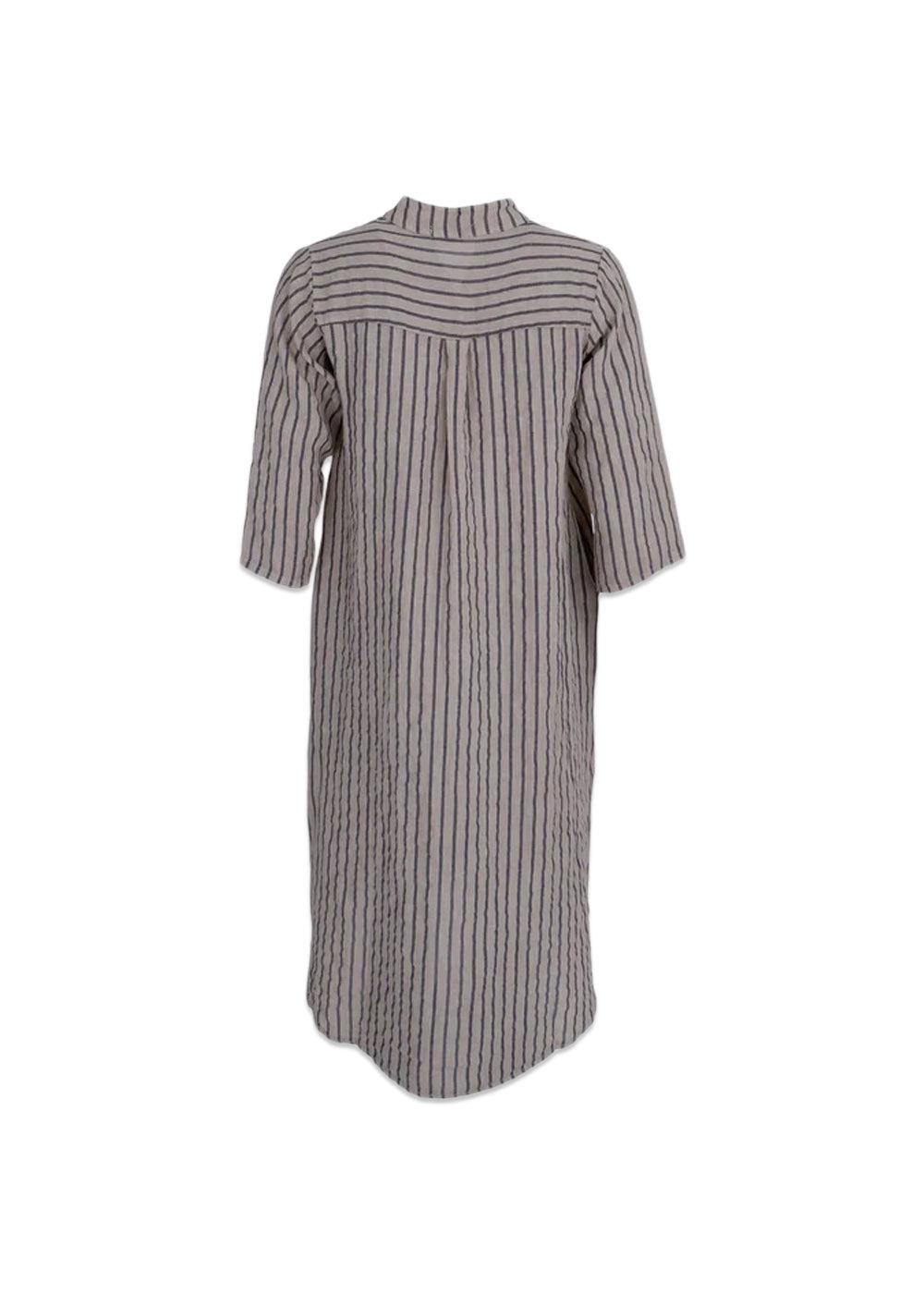 BCMELINA shirt dress - Beige Stripe