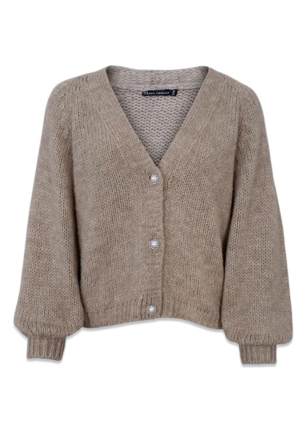 BCPEARL knit cardigan - Sand