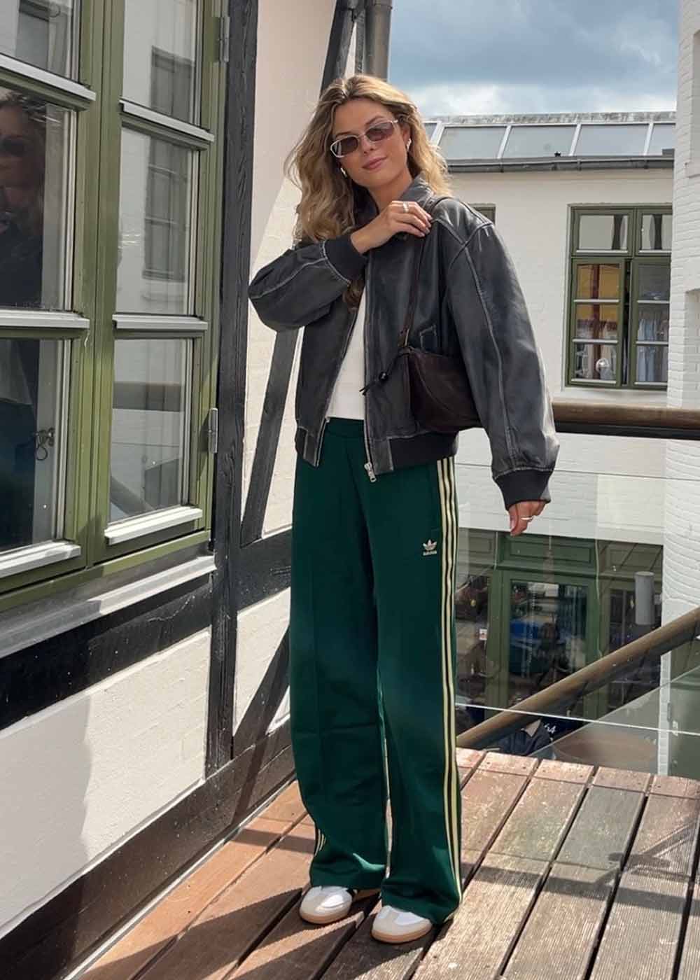 BECKENBAUER TP - Collegiate Green-Pants-Adidas Originals-Butler Loftet