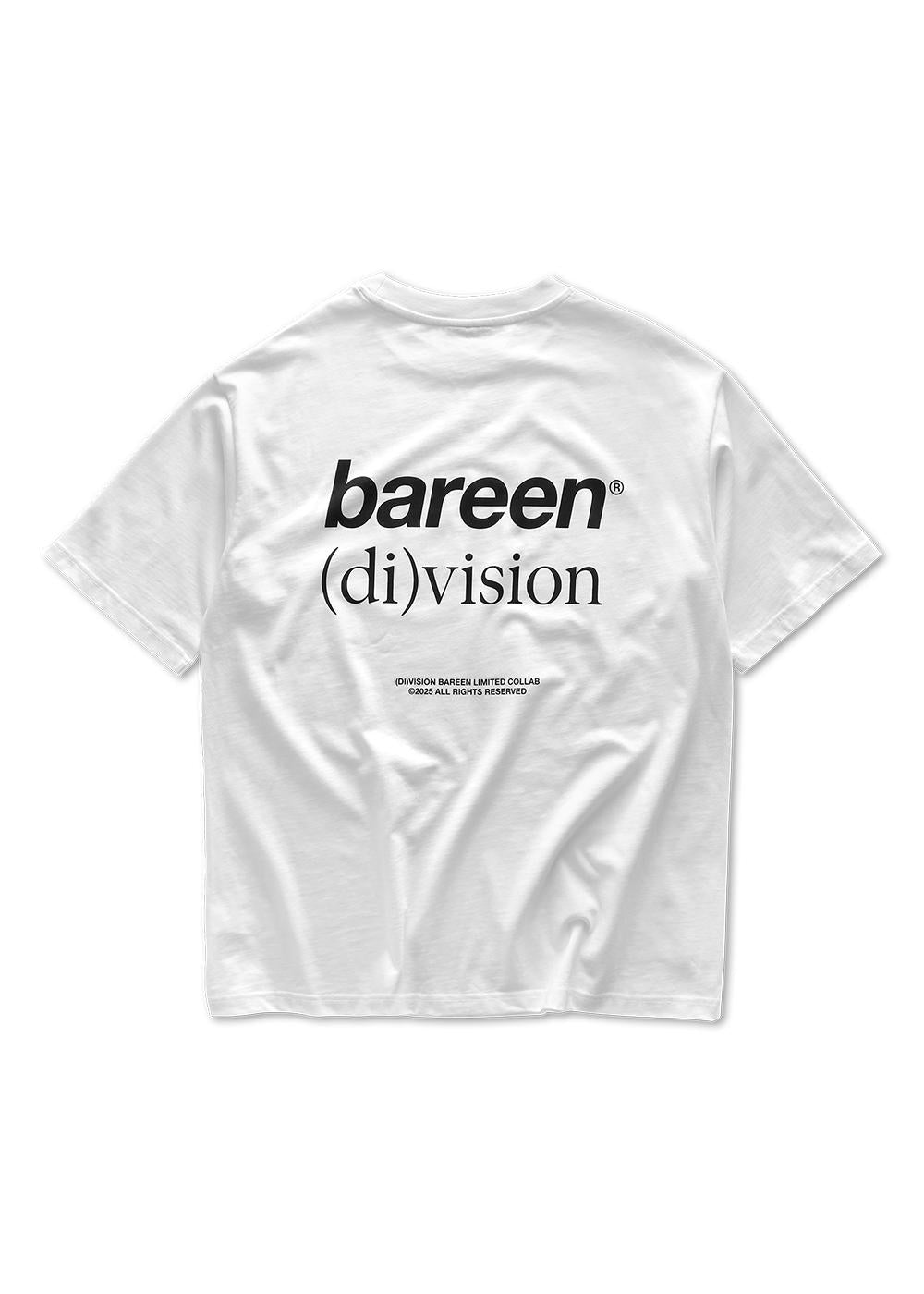 BETX(DI)VISION BOX FIT T-SHIRT - White-T-shirts-Bareen-Butler Loftet