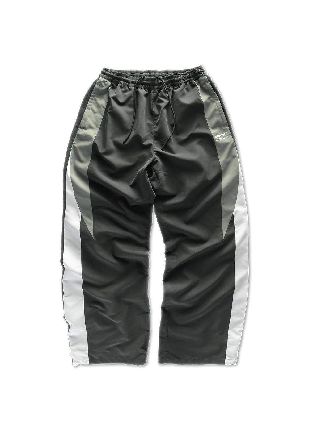 BETX(DI)VISION TRACK PANTS - Black / White-Pants-Bareen-Butler Loftet