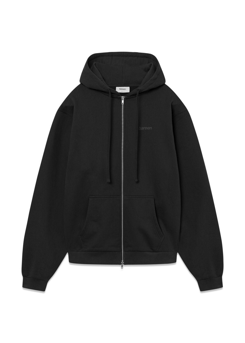 BOBA - OVERSIZED ZIP HOODIE - Pirate Black