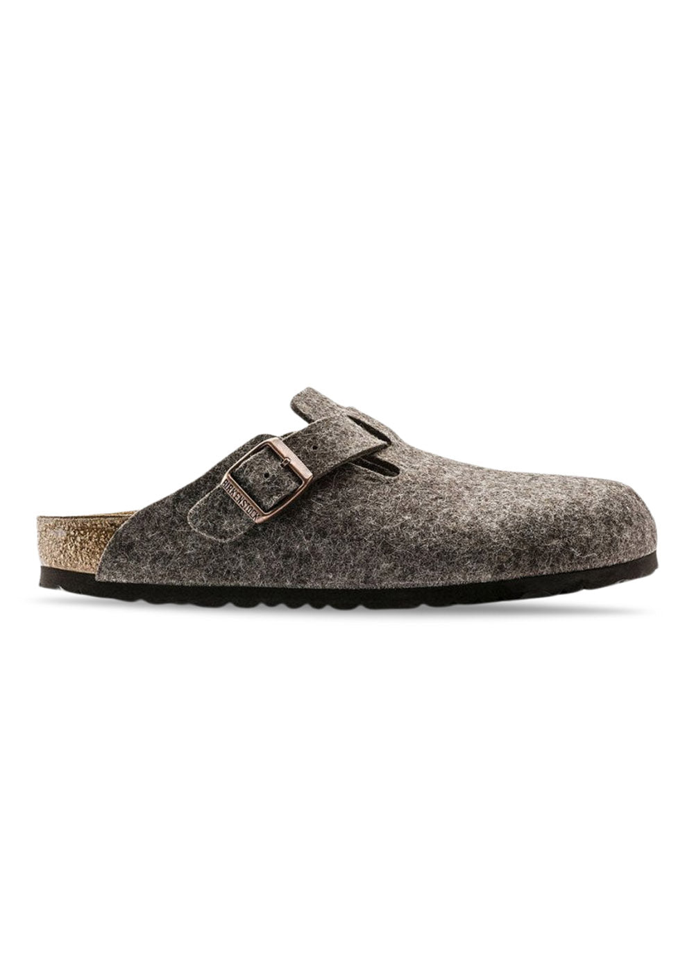 Birkenstocks BOSTON WOLLE CACAO. Køb sandaler her.