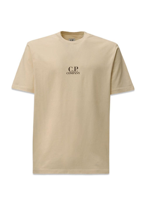 Back Print tee - Pistachio Shel-T-shirts-C.P. Company-Butler Loftet