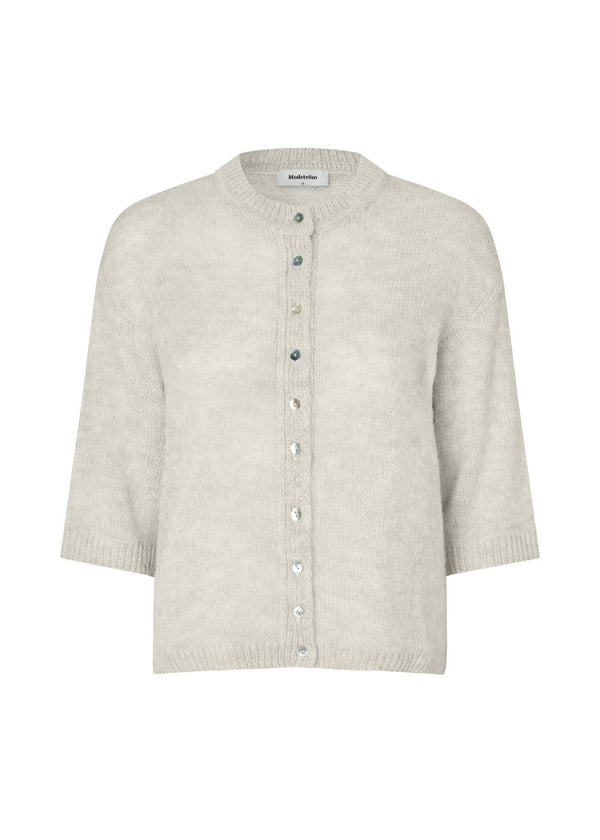 Bailormd cardigan - Moonbeam-Knitwear-Modström-Butler Loftet
