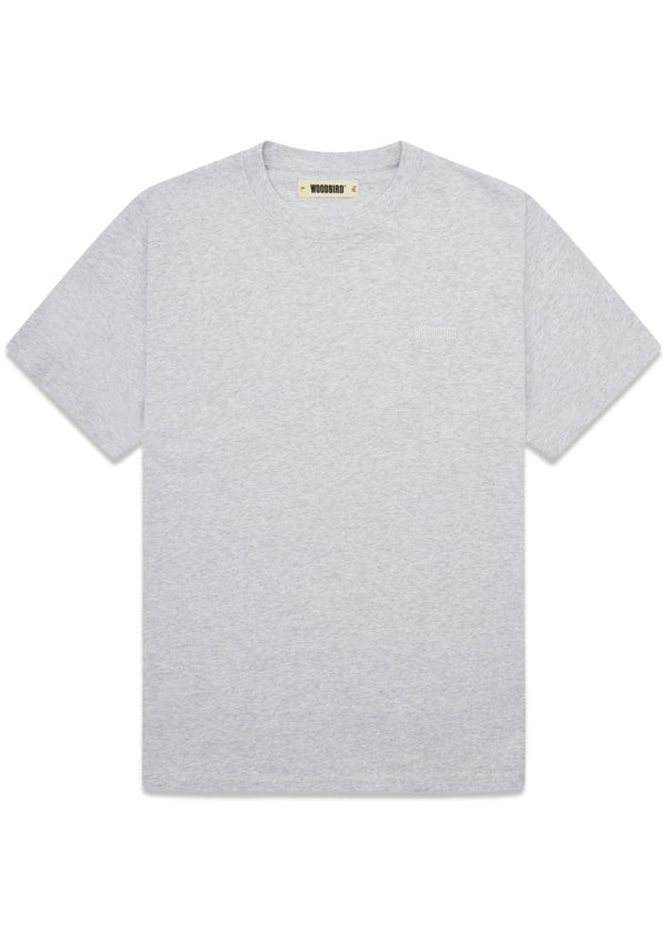 Baine Base tee - Snow Melange