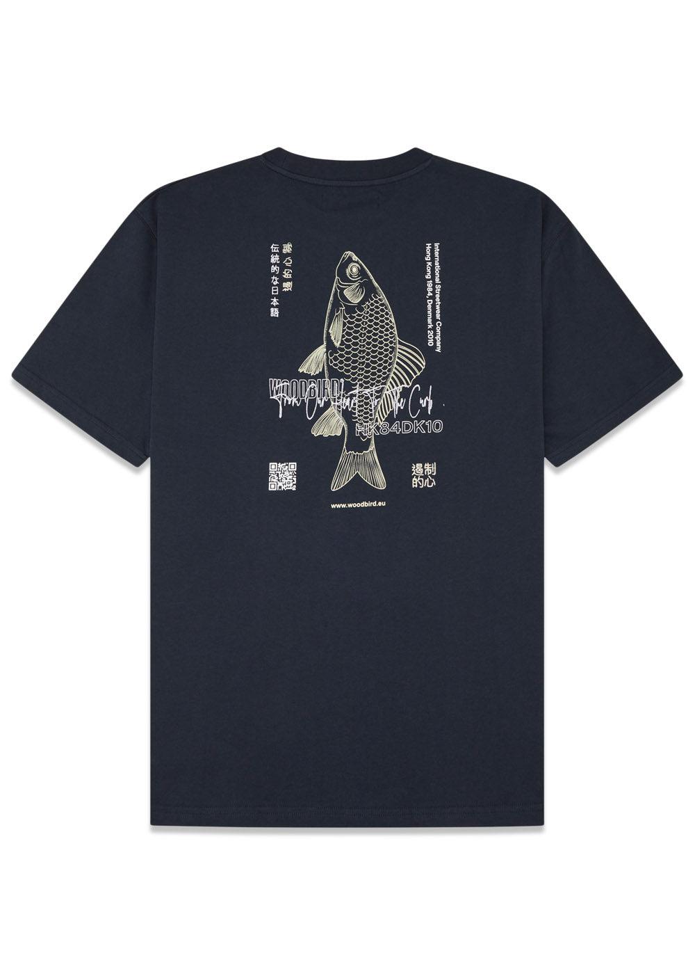 Baine Fish Tee - Navy