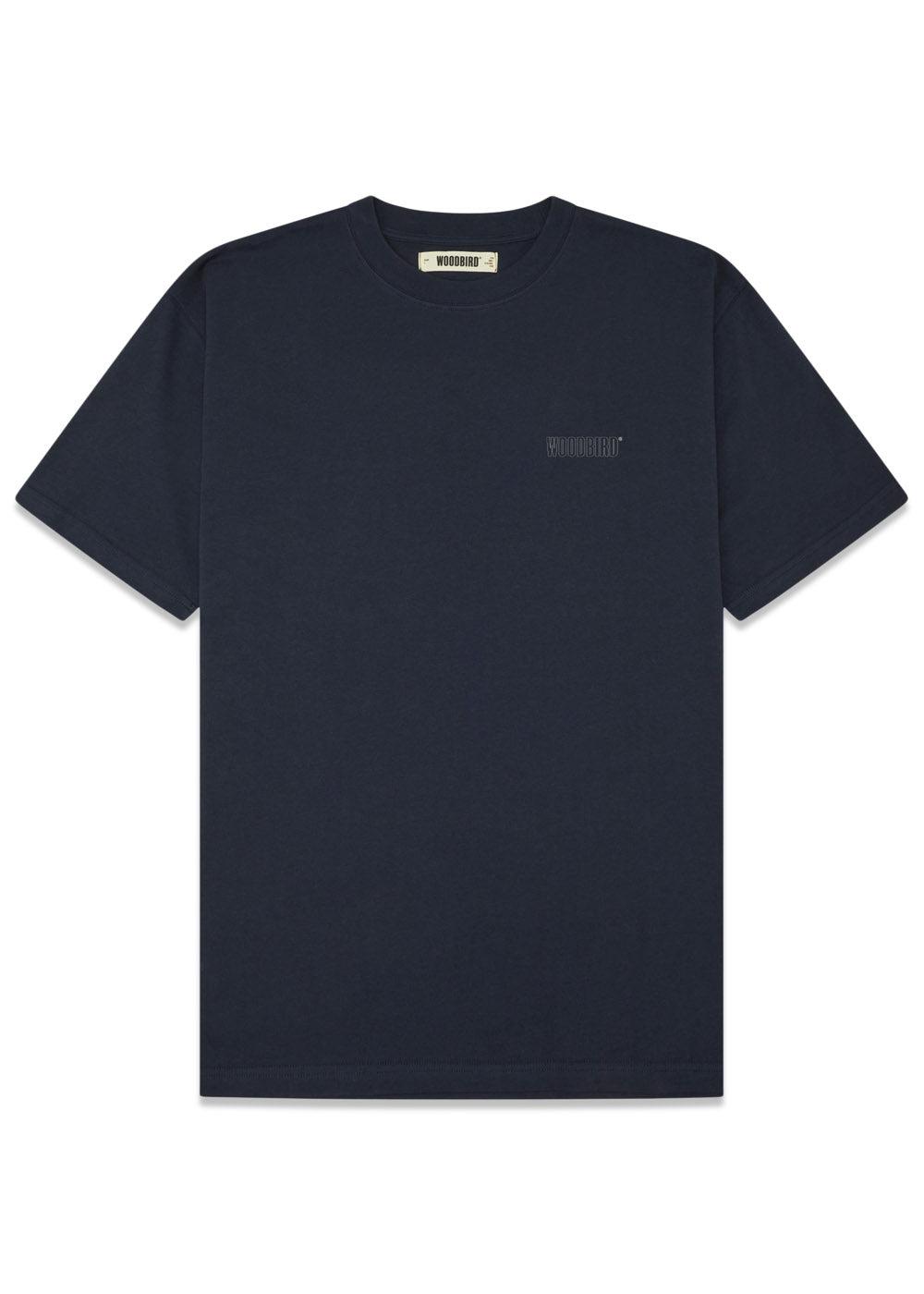 Woodbirds WBBaine Fish Tee - Navy. Køb t-shirts her.