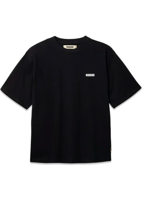 Baine Sea Tee - Black-T-shirts-Woodbird-Butler Loftet