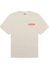 Baine Serve Tee - Off White-T-shirts-Woodbird-Butler Loftet
