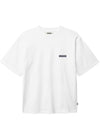 Baine intro tee - White-T-shirts-Woodbird-Butler Loftet