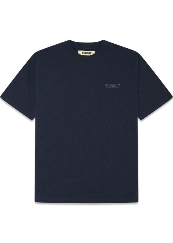 Woodbirds WBBalo Fish Tee - Navy. Køb t-shirts her.