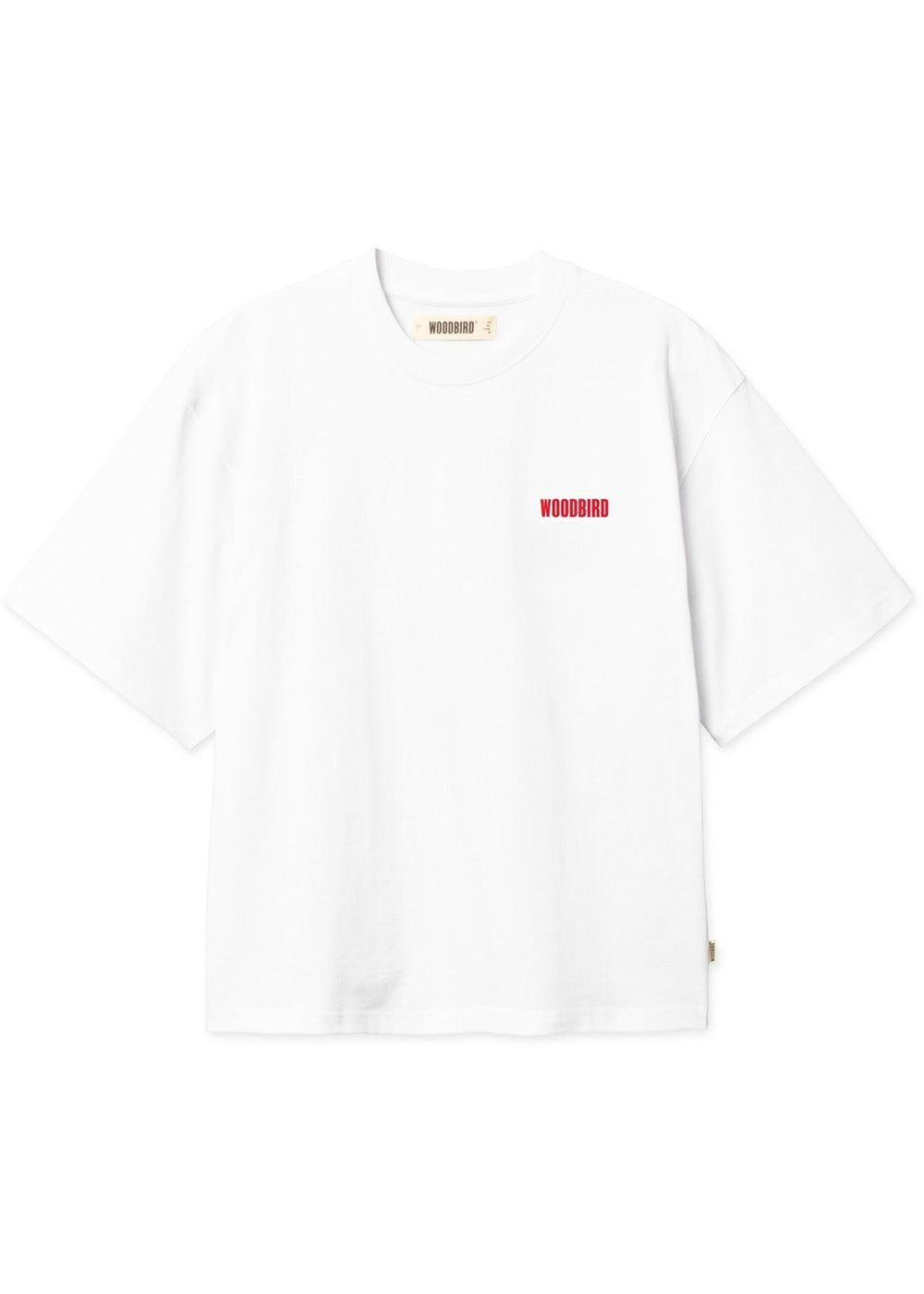 Balo Space Tee - White-T-shirts-Woodbird-Butler Loftet