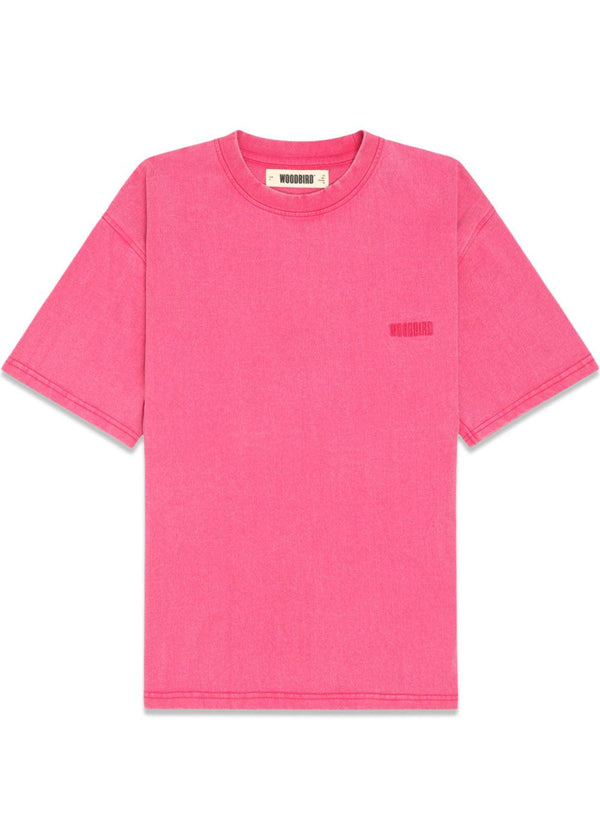 Balo Washed Tee - Pink-T-shirts-Woodbird-Butler Loftet
