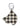 Banana Keyring Velvet - Black-Accessories-Ganni-Butler Loftet