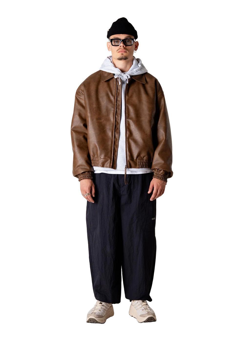 Bao Bomber Jacket - Dark Brown-Outerwear-Woodbird-Butler Loftet