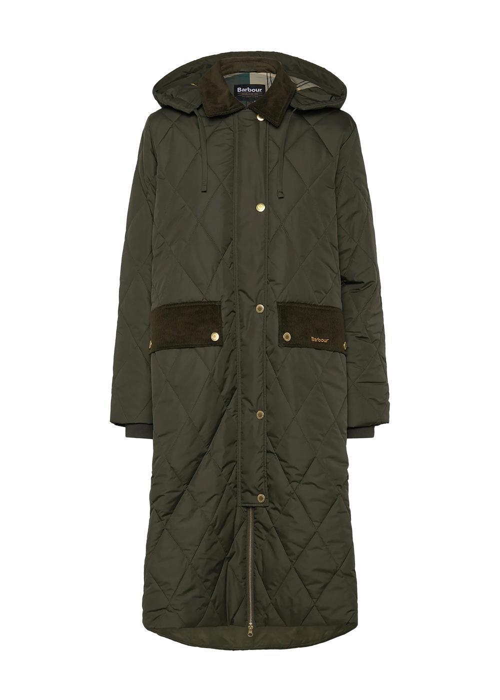 Barbour Meredith Quilted Jacket - Olive/Ancient Tartan-Outerwear-Barbour-Butler Loftet