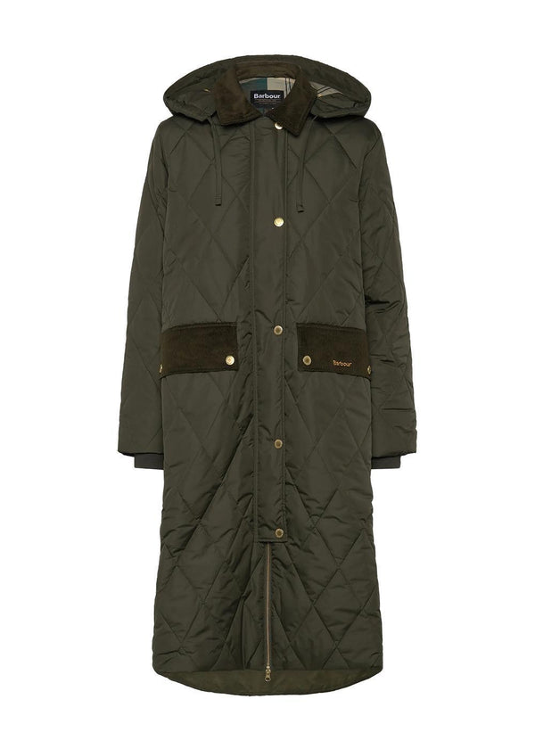 Barbour Meredith Quilted Jacket - Olive/Ancient Tartan-Outerwear-Barbour-Butler Loftet