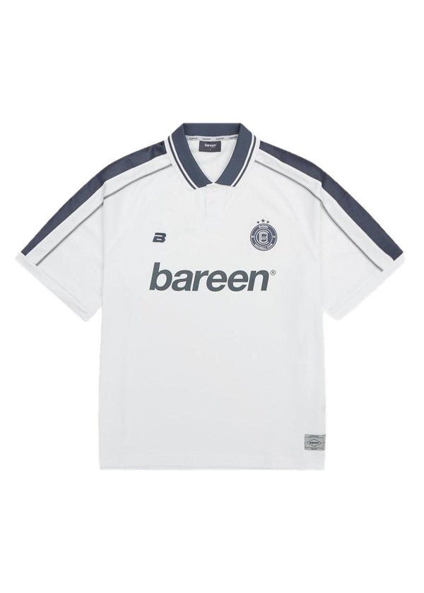 Bareen Football Away Jersey - Short Sleeve - Snow White