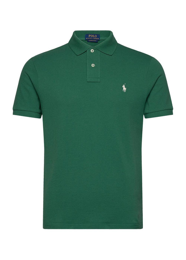 Basic Mesh Polo - Green-T-shirts-Ralph Lauren-Butler Loftet
