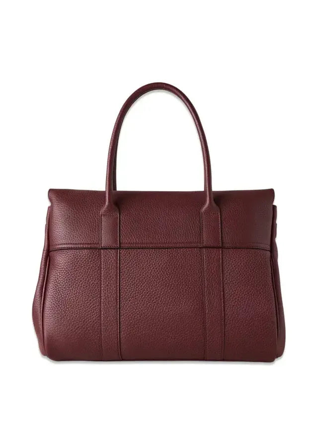 Bayswater Small Classic Grain - Black Cherry-Bags-Mulberry-Butler Loftet