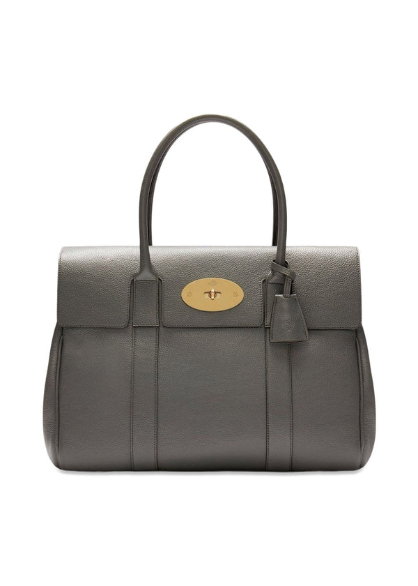 Bayswater Small Classic Grain - Charcoal-Bags-Mulberry-Butler Loftet