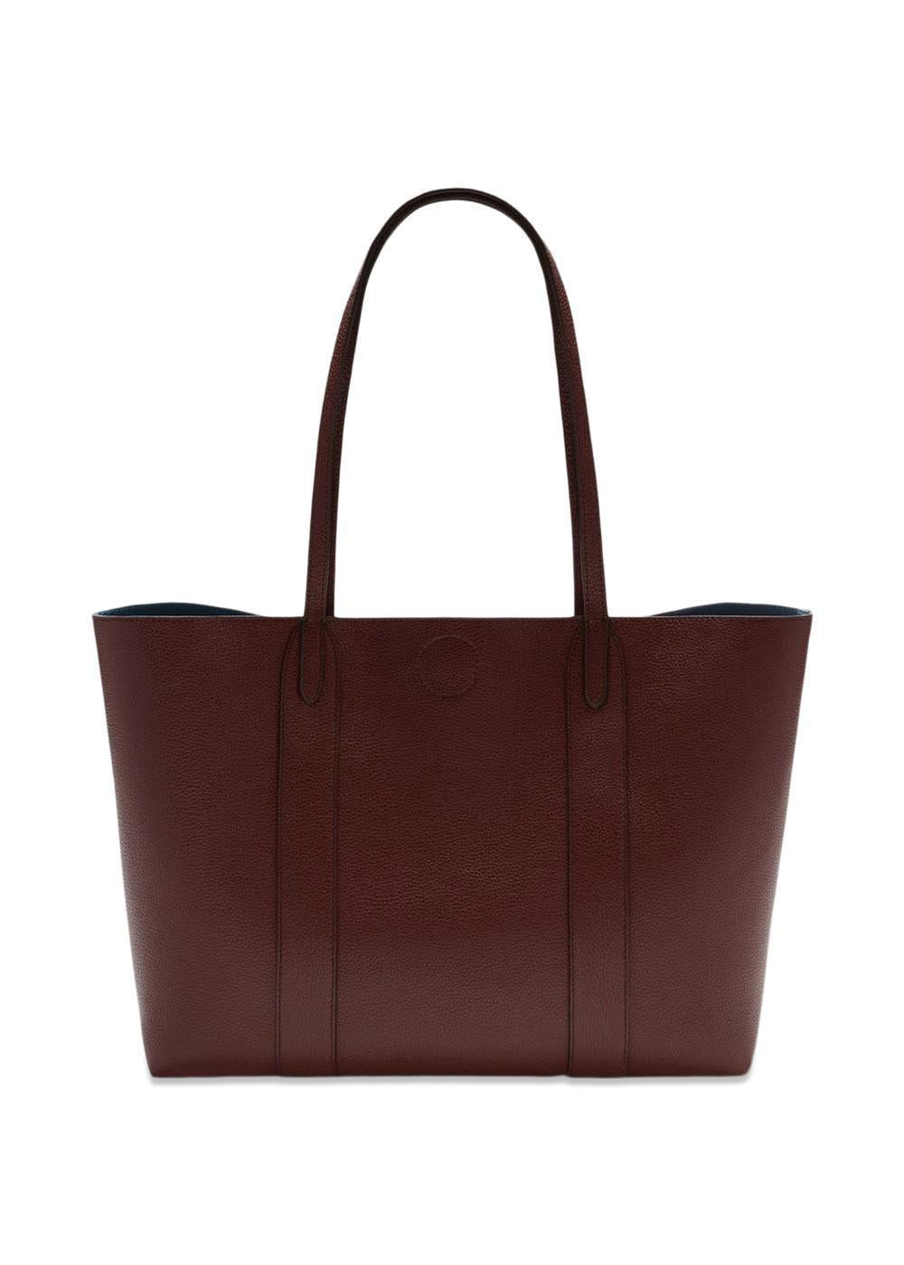 Bayswater Tote Small Classic G - Burgundy-Oxfblue-Bags-Mulberry-Butler Loftet