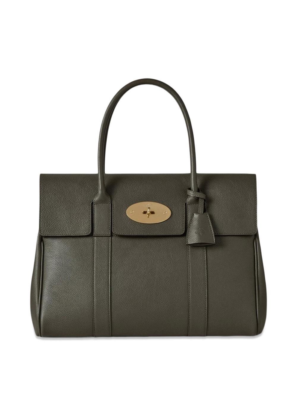 Bayswater small classic grain - Juniper Green-Bags-Mulberry-Butler Loftet