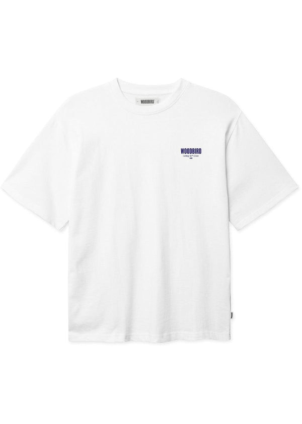 Beam Pho Tee - White-T-shirts-Woodbird-Butler Loftet