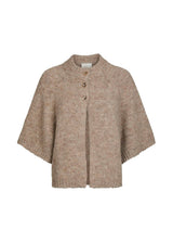 Benuta Fluffy Knit Cardigan - Beige Melange-Knitwear-Neo Noir-Butler Loftet