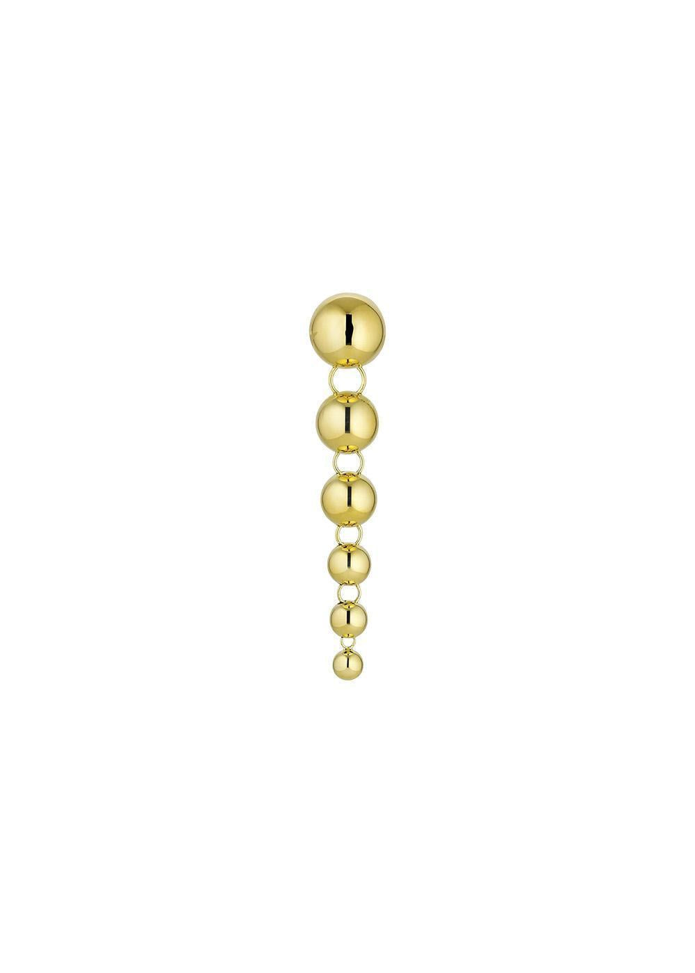 Big Atomic Drop Stud - Gold-Jewellery-Jane Kønig-Butler Loftet