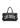 Blake Leather Weekend bag - Black/Light Ivory