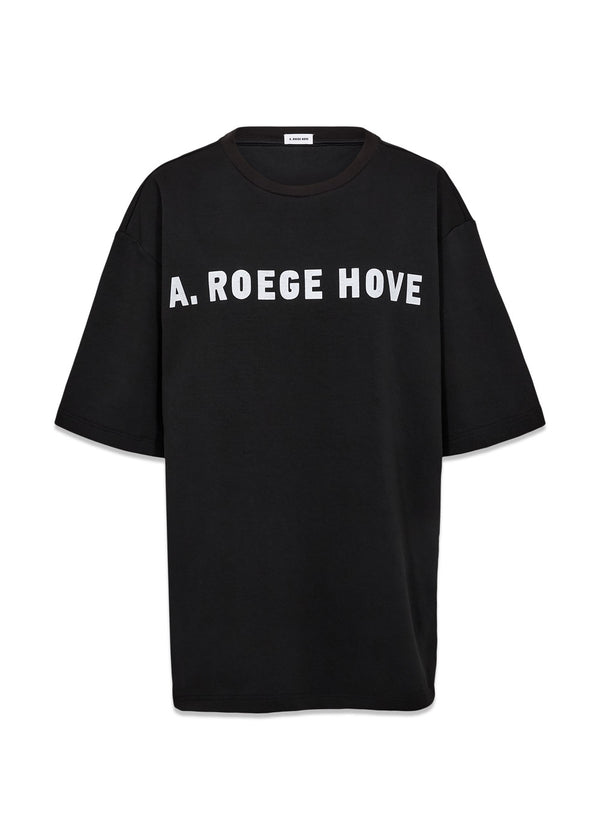 Bo Logo Tee - Black-T-shirts-A. Roege Hove-Butler Loftet