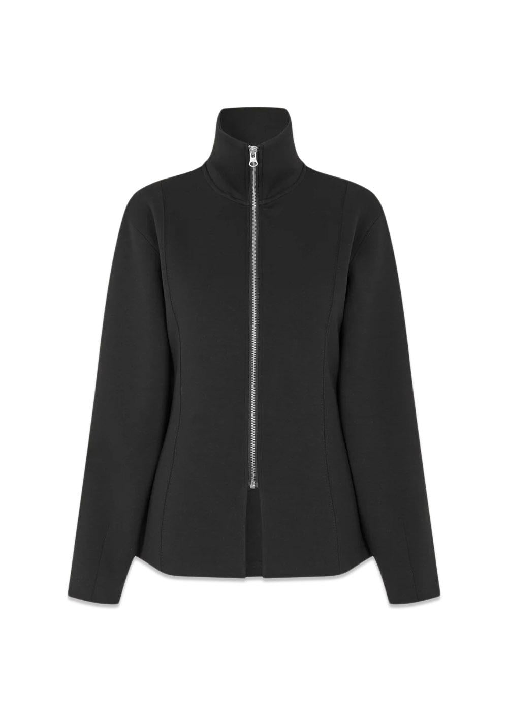 Bobbi Zip Jacket - Black-Outerwear-Oval Square-Butler Loftet