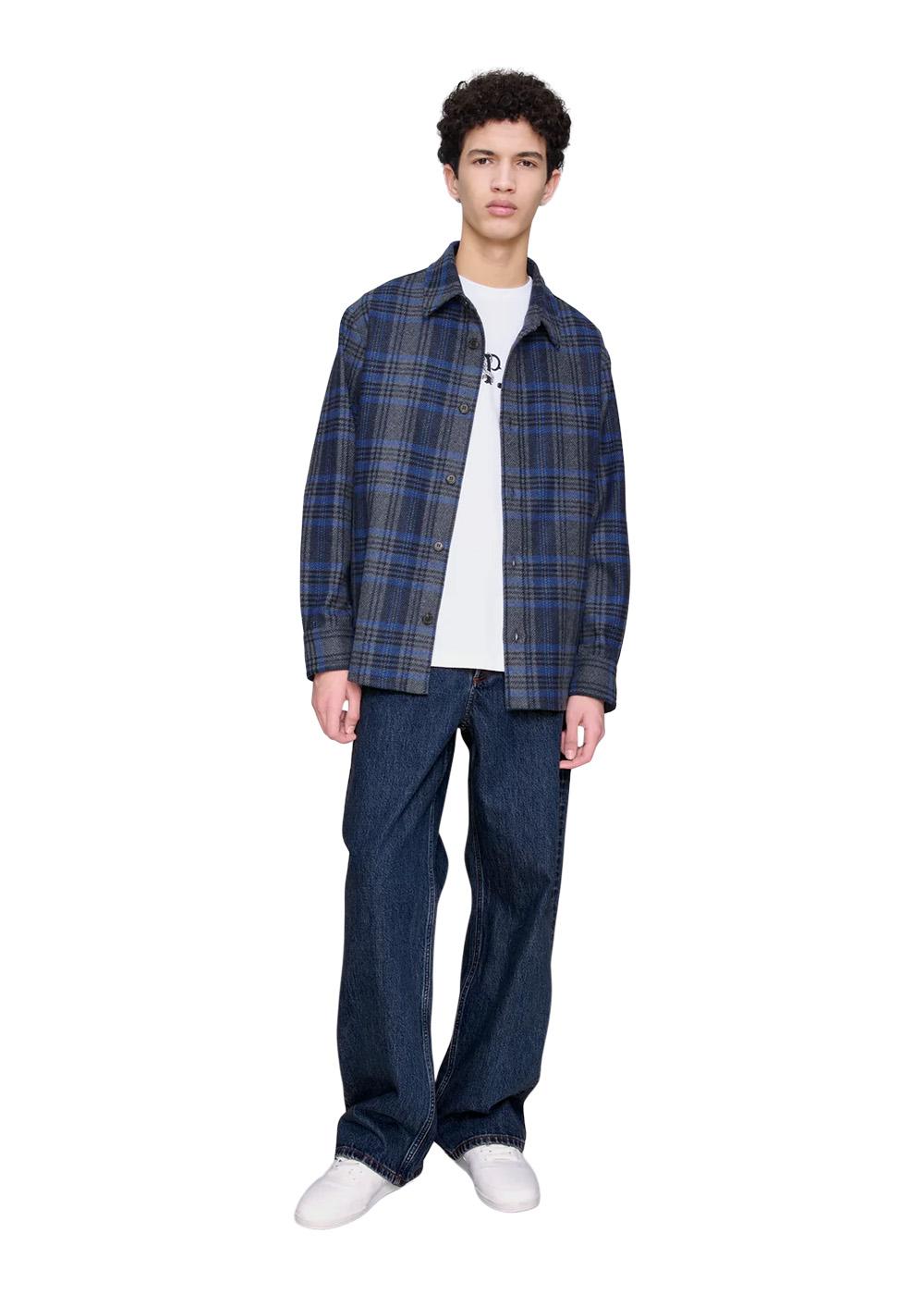 Bobby Overshirt - Gris Chine-Shirts-A.P.C-Butler Loftet