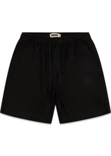 Bommy Linen Shorts - Black-Shorts-Woodbird-Butler Loftet