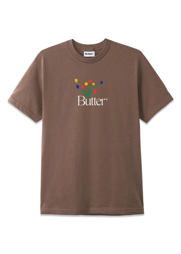 Butter Goods' Bouquet Tee - Brown. Køb t-shirts her.