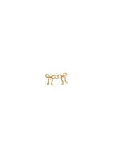 Bow Earsticks - Goldplated-Jewellery-Pernille Corydon-Butler Loftet