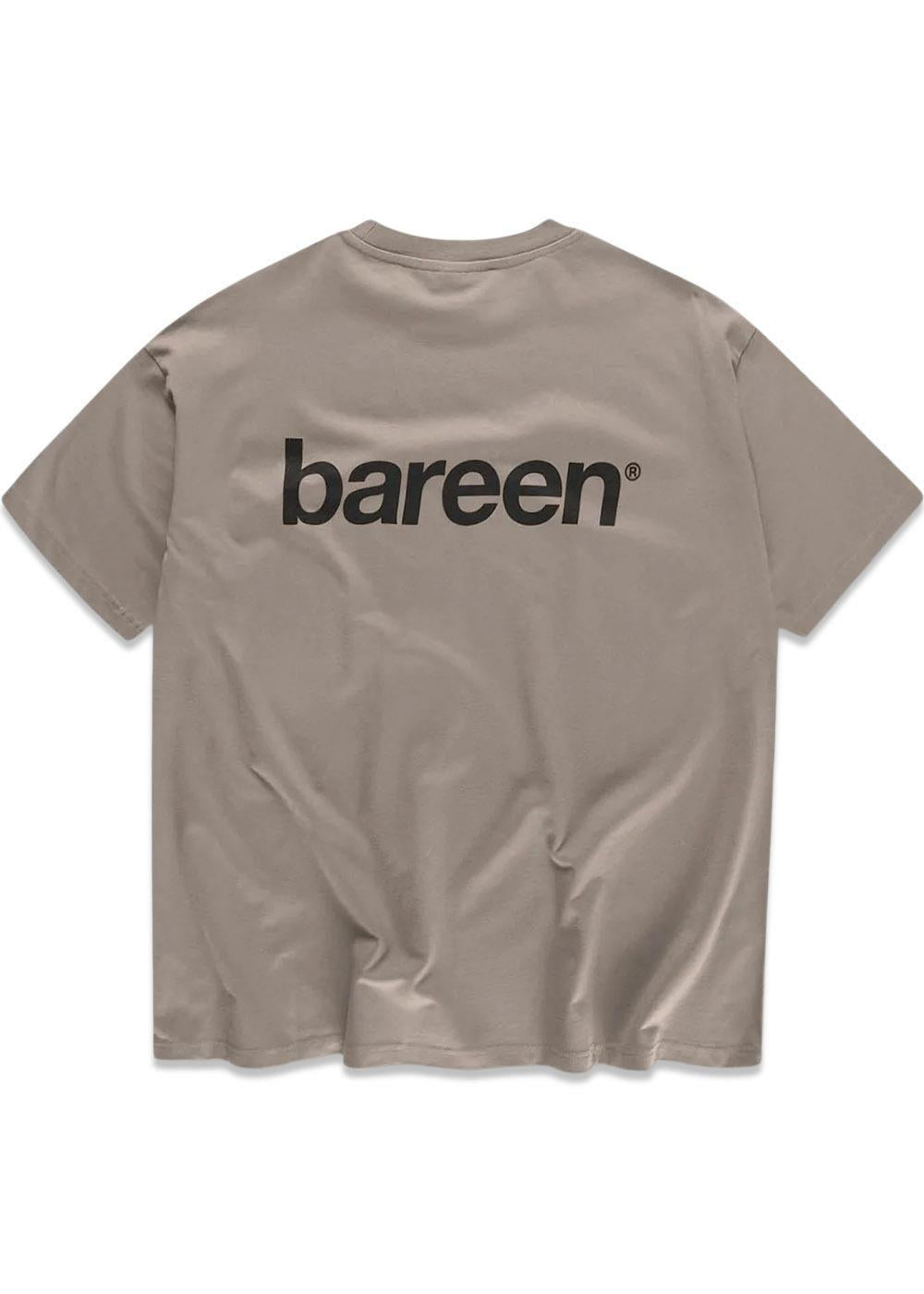 Box fit T-shirt Logo - Mocha-T-shirts-Bareen-Butler Loftet