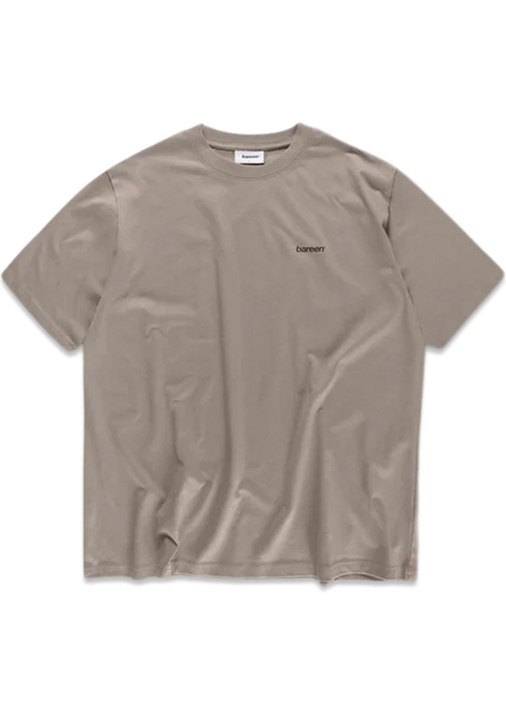 Box fit T-shirt Logo - Mocha-T-shirts-Bareen-Butler Loftet