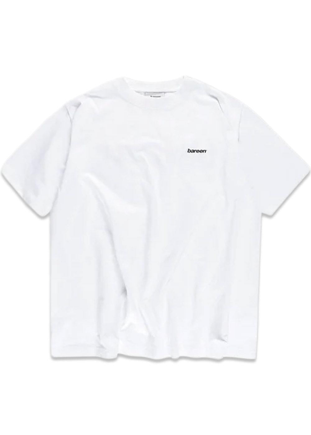 Box fit T-shirt Logo - White-T-shirts-Bareen-Butler Loftet