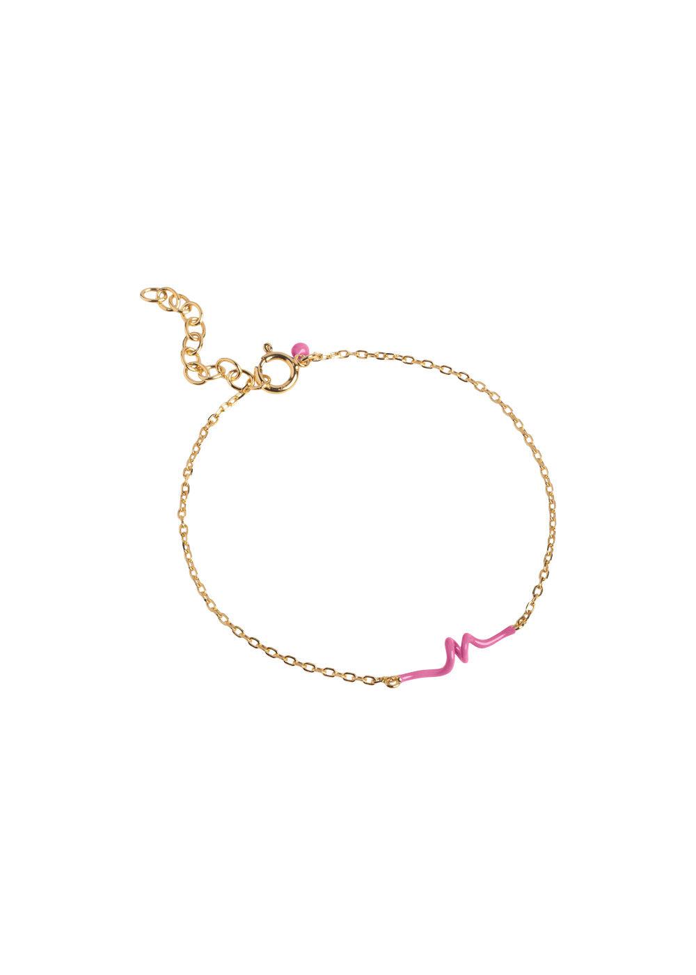 ENAMEL Copenhagens Bracelet, Twist - Pink. Køb armbånd her.