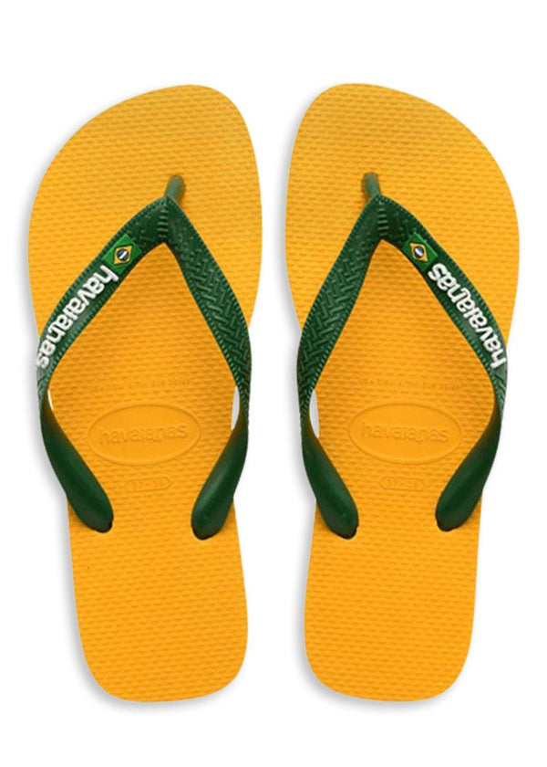 Brasil Logo - Pop Yellow-Sandals-Havaianas-Butler Loftet