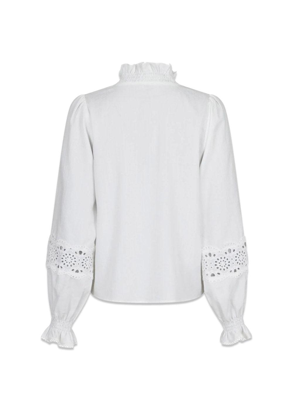 Brielle Insert Blouse - Off White