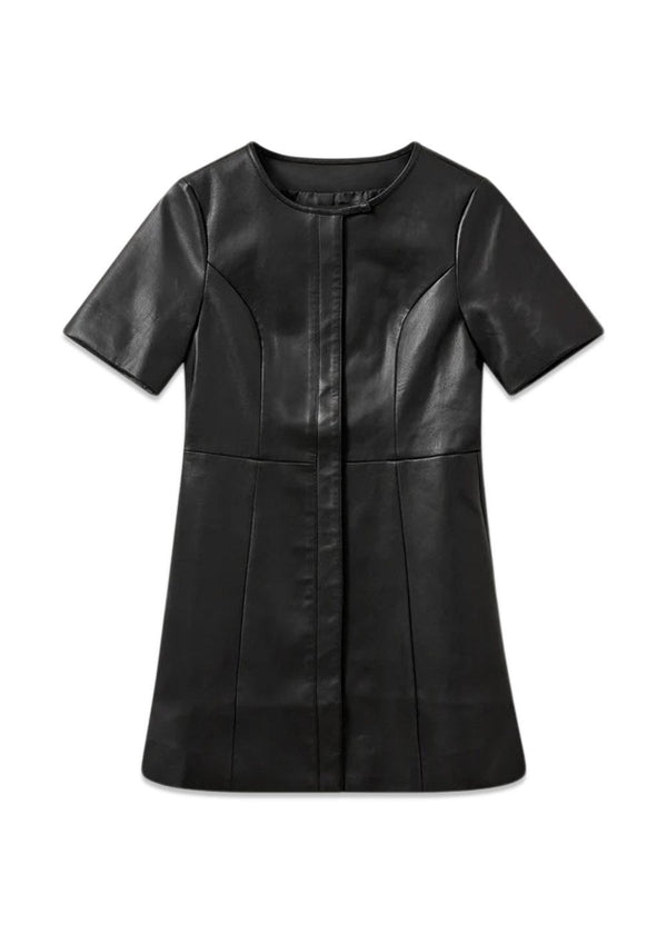Brooklyn Mini Dress - Black-Dress-The Garment-Butler Loftet