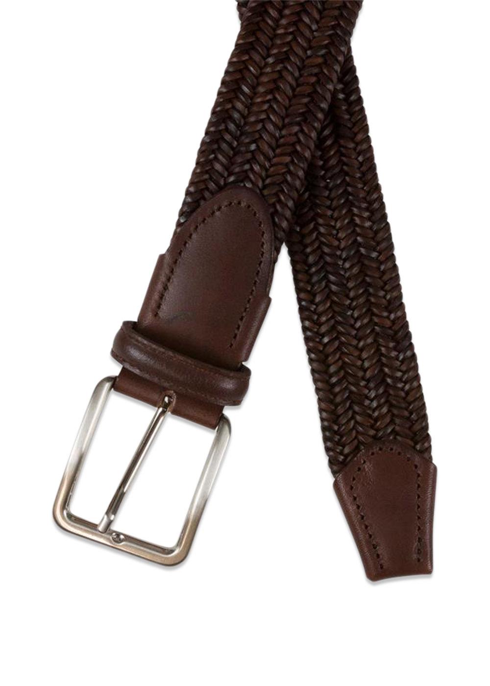 Brown Leather Belt - Brown-Belts-Portia-Butler Loftet