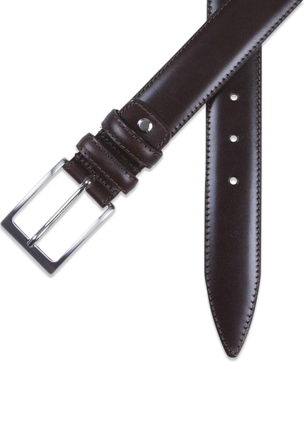 Brown Leather Belt - Brown-Belts-Portia-Butler Loftet