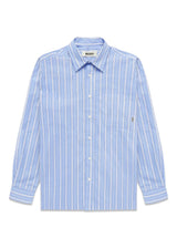 Buzo Striped Shirt - Light Blue-Shirts-Woodbird-Butler Loftet