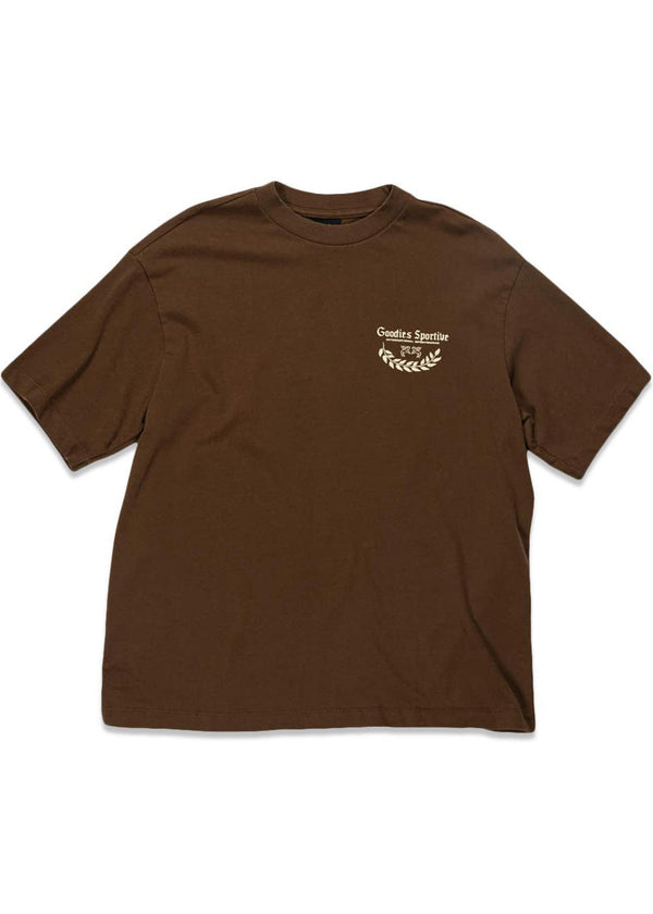 CAESAR BROWN TEE - Brown-T-shirts-Goodies Sportive-Butler Loftet